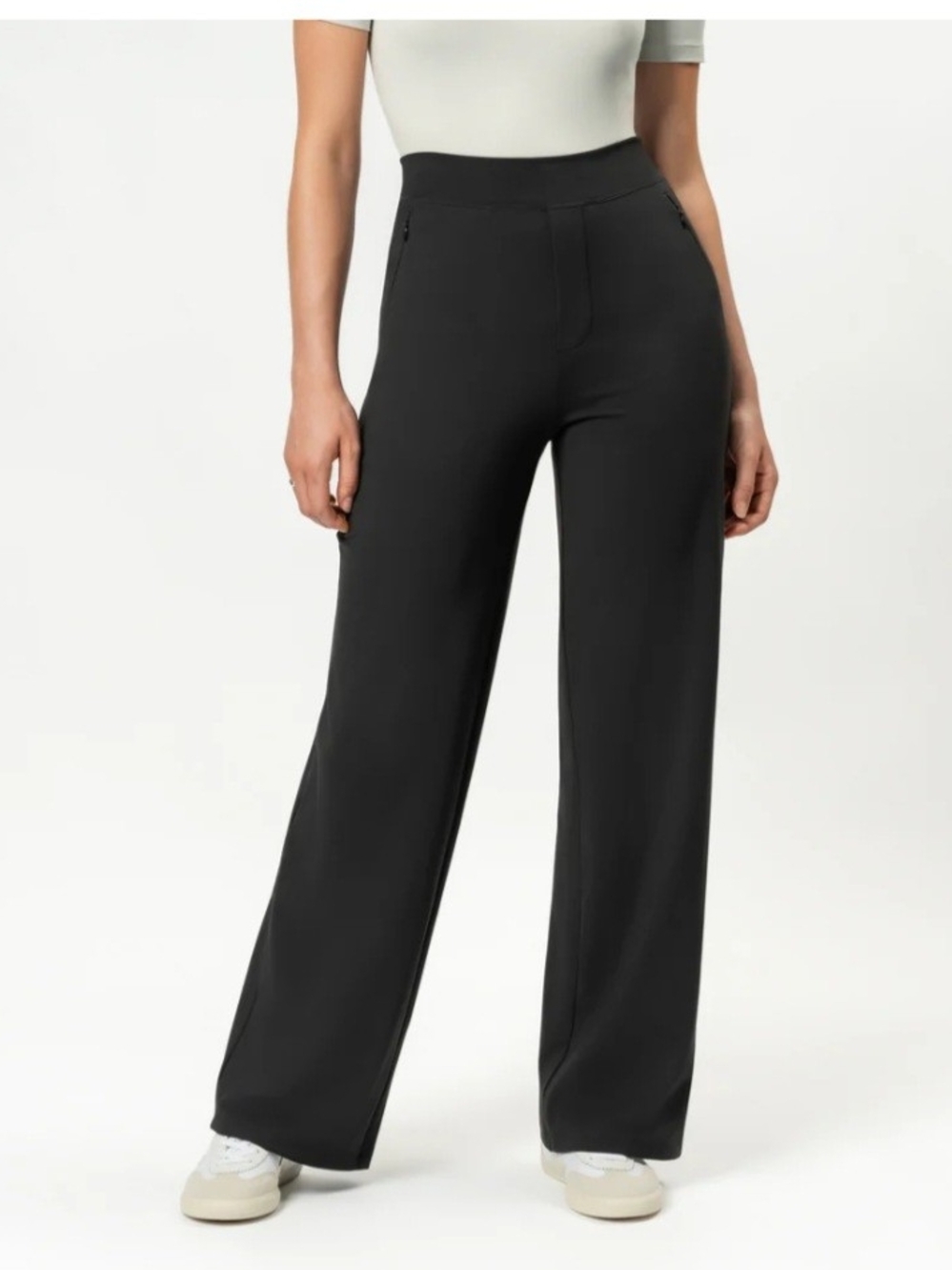 Ninepine Asana Relaxed Pant Sz M Petite Navy Blue Great Condition
